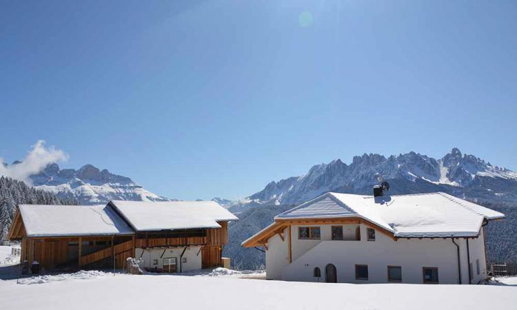 Winter holidays on the mountain farm Samer