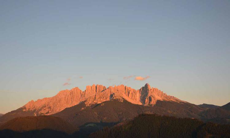 Latemar - Alpenglühen