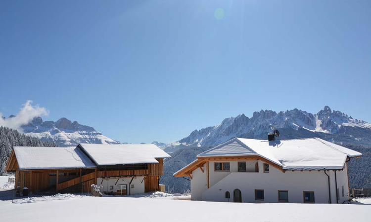 Maso di montagna Samer d’inverno