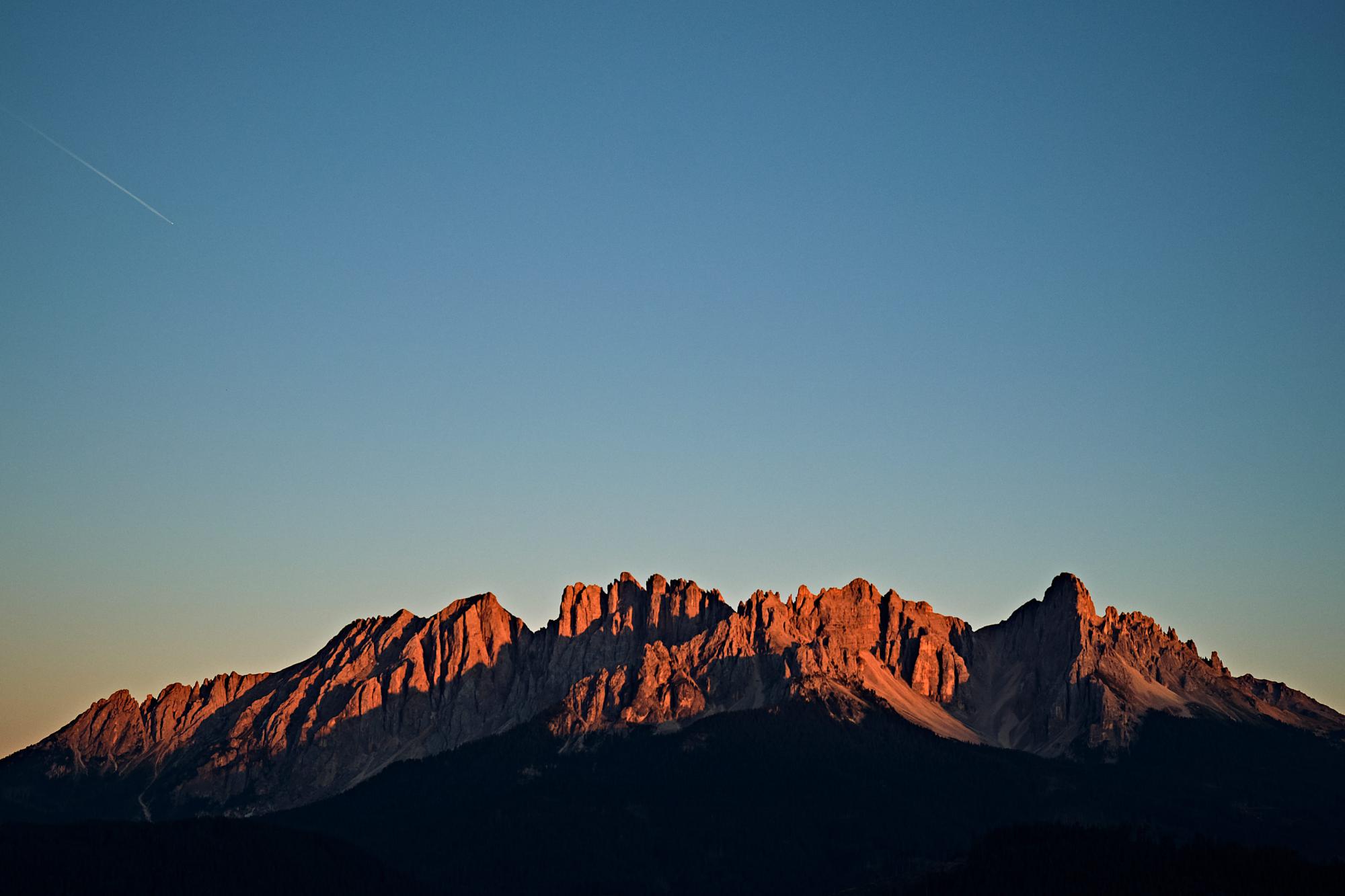 Alpenglühen - Latemar 